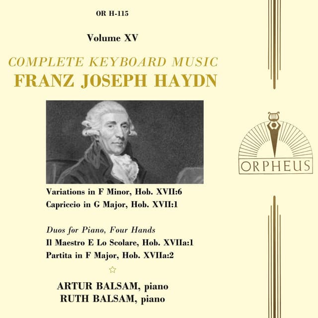 Haydn: Complete Keyboard Music, Volume XV - Joseph Haydn