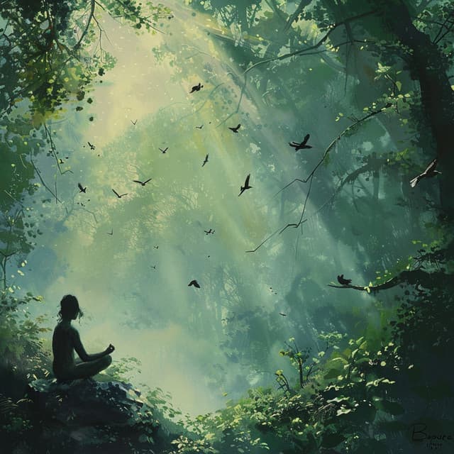 Binaural Birds at Rest: Relaxation Symphony - 92 96 Hz - Celtic Music for Relaxation