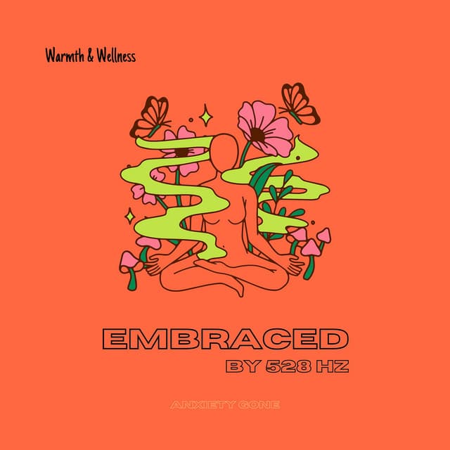 Embraced by 528 Hz: Warmth & Wellness - Anxiety Gone