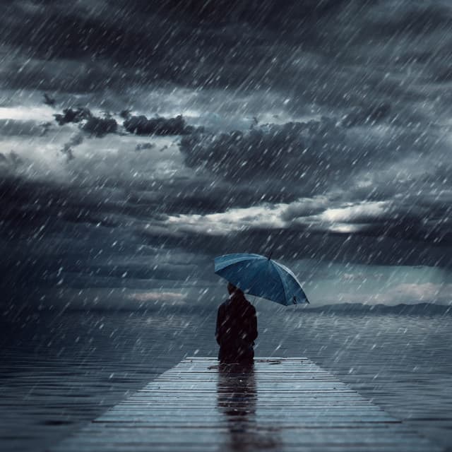 Zen Rain by the Lake: Serene Chill Music Rain - Relaxation Rain Meditation