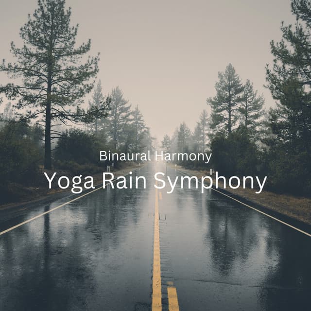 Binaural Harmony: Yoga Rain Symphony - Binaural Beats Focus
