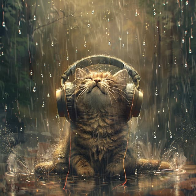 Rain Purring: Cats Serene Vibes - Relaxing Cat Music Therapy