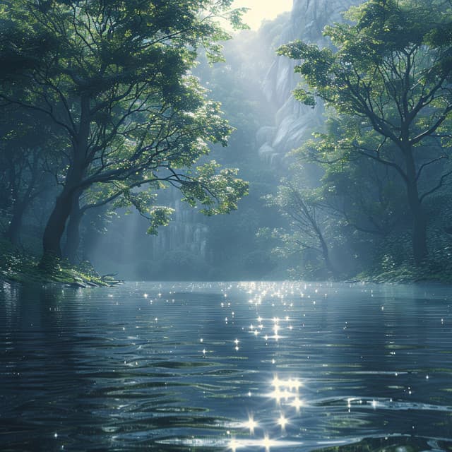 La Calma Meditativa Del Río: Ecos Serenos Del Agua - Agradable Musica para Leer