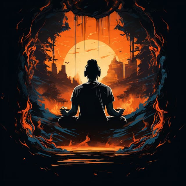 Fire Meditation: Ignited Mindfulness Melodies - Meditation Music For Relaxation