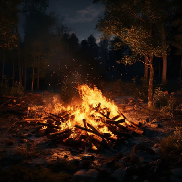 Fire's Lullaby: Soothing Sleep Melodies - Early Morning Chill Out Playlist