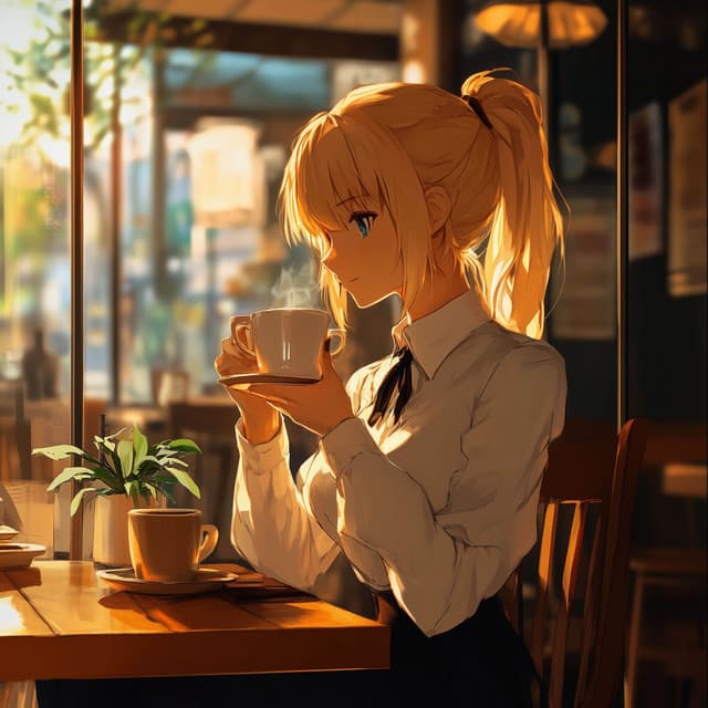 Café Window Rain - Chill Anime Lofi