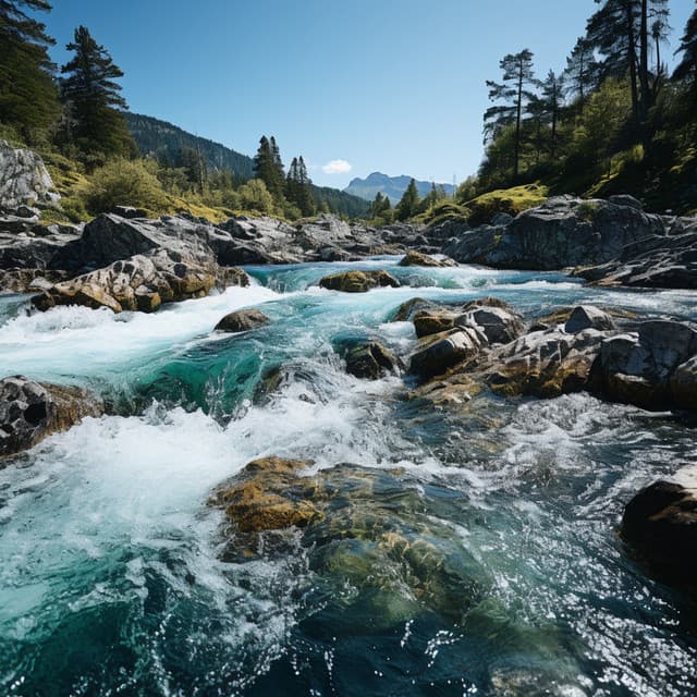 Serenidad Del Arroyo: Arrullo De Un Río - Toque de la naturaleza