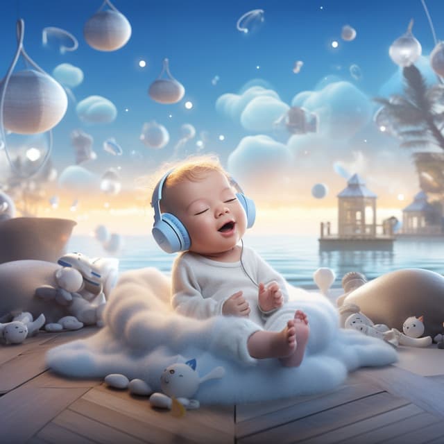 Ocean Lullaby: Baby Wave Symphony - Fine Dining Music