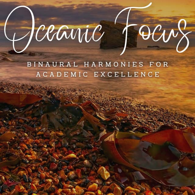 Ambient Oceanic Study: Binaural Harmonies for Academic Excellence - Binaural Beats Studying Music