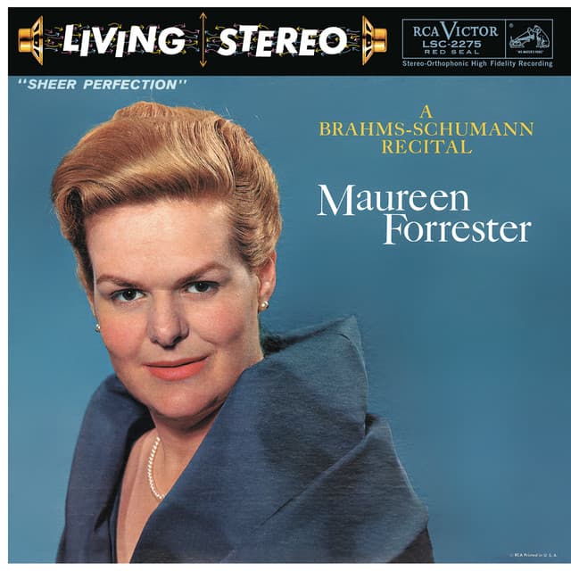 Maureen Forrester - A Brahms-Schumann Recital - Maureen Forrester