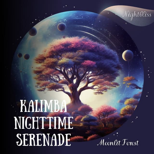 Kalimba Nighttime Serenade: Moonlit Forest - Nightbliss