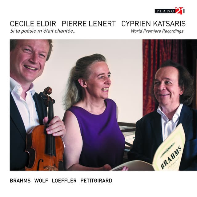 Si la poésie m'était chantée: Œuvres pour voix d'alto, alto et piano - Cécile Eloir