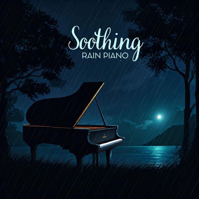 Soothing Rain Piano: Journey into Beatiful Dreams - Relaxation Meditation Songs Divine