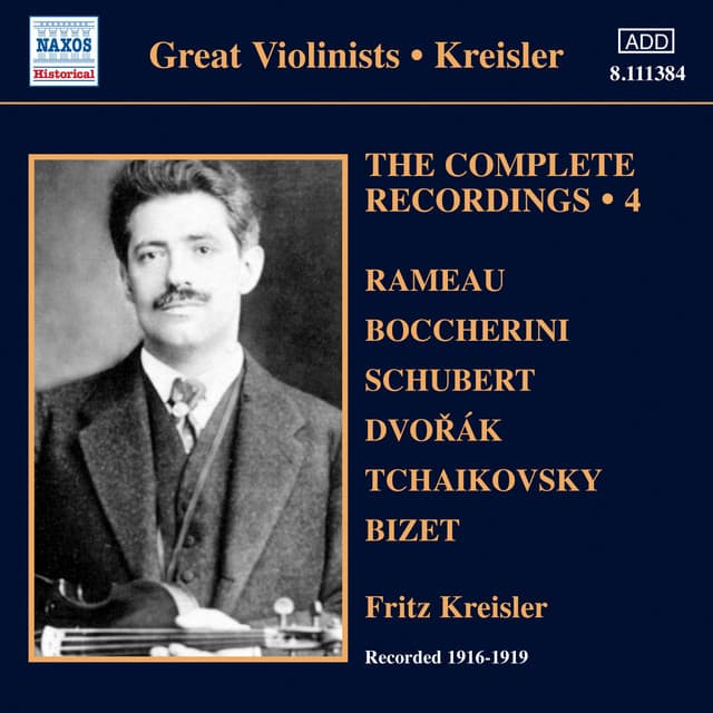Kreisler: Complete Recordings, Vol. 4 - Fritz Kreisler