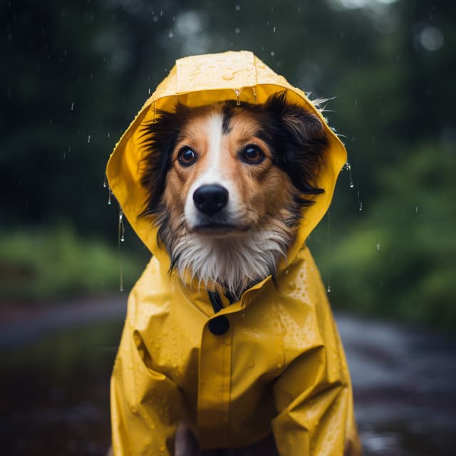 Lloviznas Caninas: Serenidad Canina Con Lluvia - Música de Cachorro Calmante