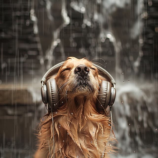 Dogs in Rain: Cheerful Tunes - Music for Dog's Ear