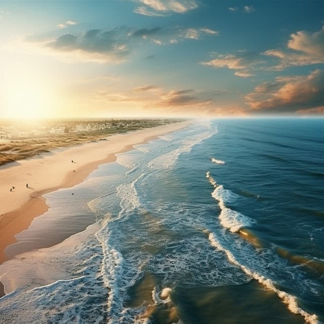 Concentration with the Ocean: Serene Water Tones - Concentration