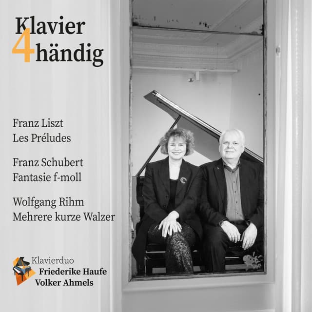 Liszt Les Préludes, Schubert Fantasie, Rihm Walzer Klavier vierhändig - Wolfgang Rihm