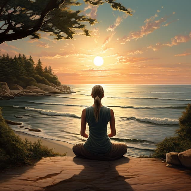 Ocean Waves Music: Meditation's Marine Melody - Ambient