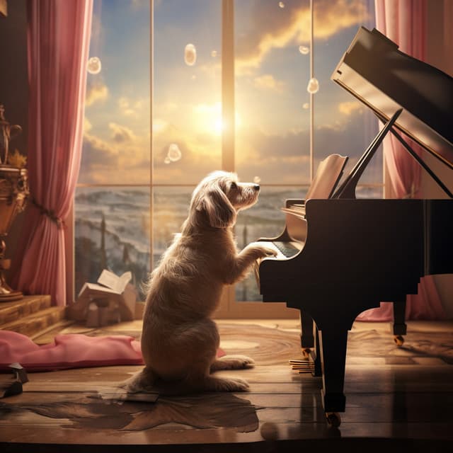 Piano Music: Dogs Joyful Bark - Doggy Relaxing Sounds