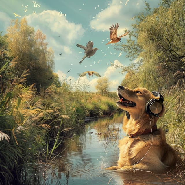 Dogs Creek Adventure: Binaural Birds and Nature’s Melodies - 92 96 Hz - The Isochronic Wave