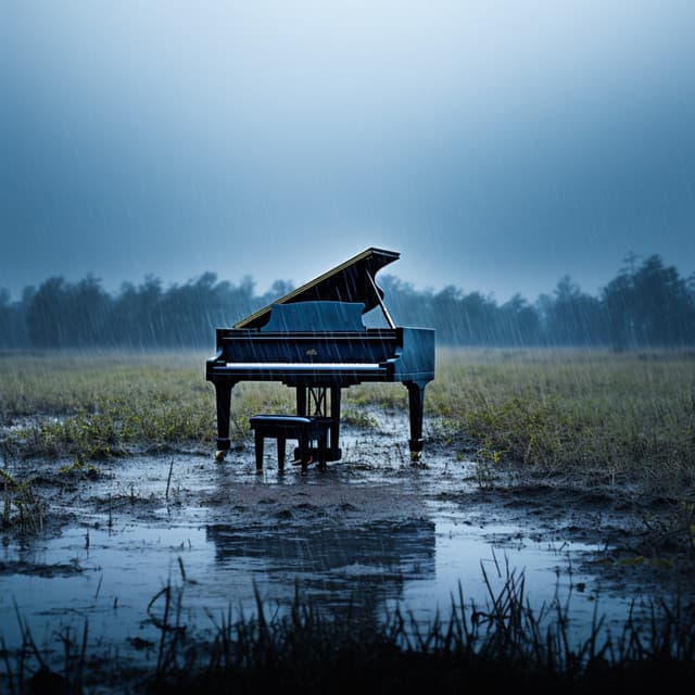 Relaxing Rain Reflections: Piano Serenity - Baby Relax Piano