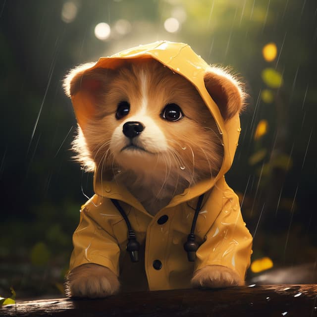 Melodías De Un Paseo Bajo La Lluvia: Rítmos Relajantes Para Perros - Música de Cachorro Calmante