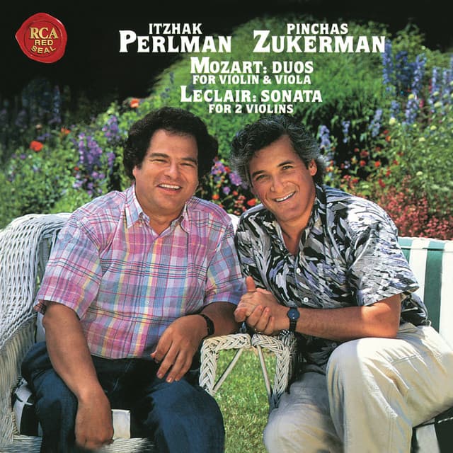Mozart: Duos for Violin and Viola, K. 423 - 424 & Leclair: Sonata No. 4 for 2 Violins - Itzhak Perlman
