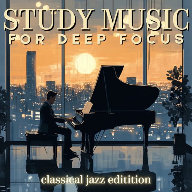 Study Music for Deep Focus and Concentration - Classical Jazz Edition - Study Music For Deep Focus