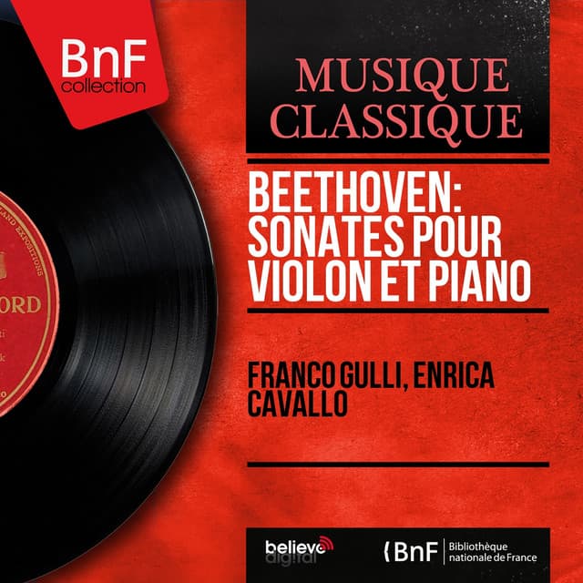 Beethoven: Sonates pour violon et piano - Ludwig van Beethoven