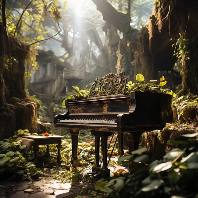 Armonías Productivas: Piano Meditativo Para El Flujo De Trabajo - Piano Relajante