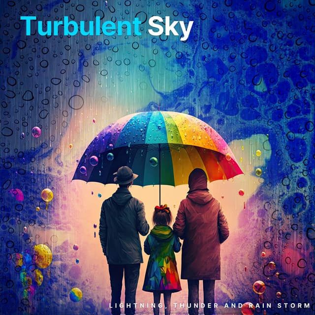 Turbulent Sky - Lightning, Thunder and Rain Storm