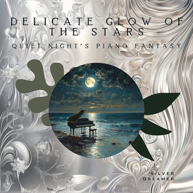Delicate Glow of the Stars: Quiet Night’s Piano Fantasy - Silver Dreamer