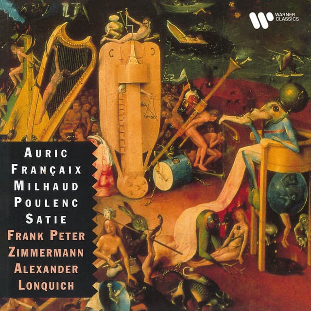 French Music for Violin and Piano: Auric, Françaix, Milhaud, Poulenc & Satie - Frank Peter Zimmermann