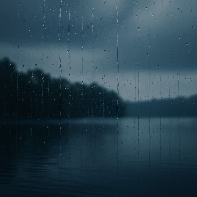 1AM Water Sounds: Evening Rain Calm - Meditation Rain Sounds