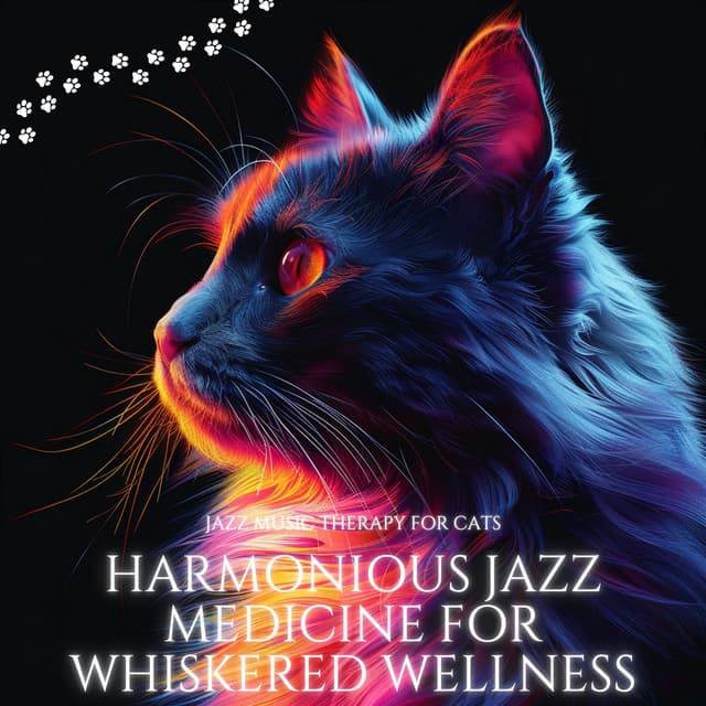 Harmonious Jazz Medicine for Whiskered Wellness - Jazz Music Therapy for Cats