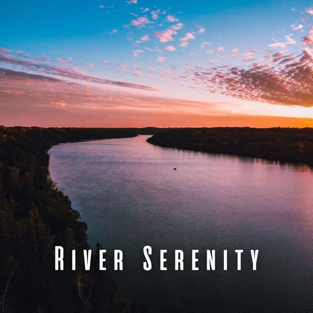 River Serenity: Bird's Tone with Waterfalls for Relaxation and Meditation - Meditation King