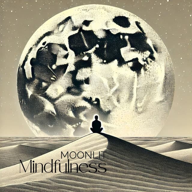 Moonlit Mindfulness: Celestial Contemplation - Meditation Mantras Guru