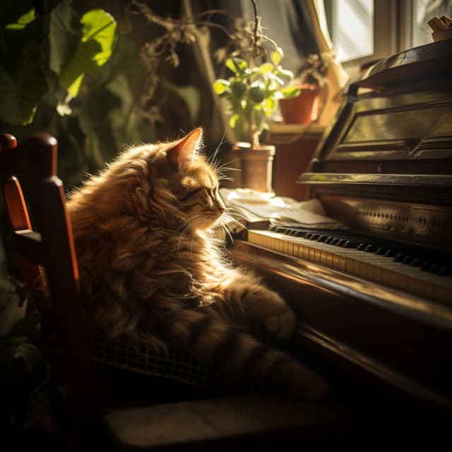Bonos De Gato Melódico: Simpáticas Serenatas En Piano - Colectivo de música de piano triste