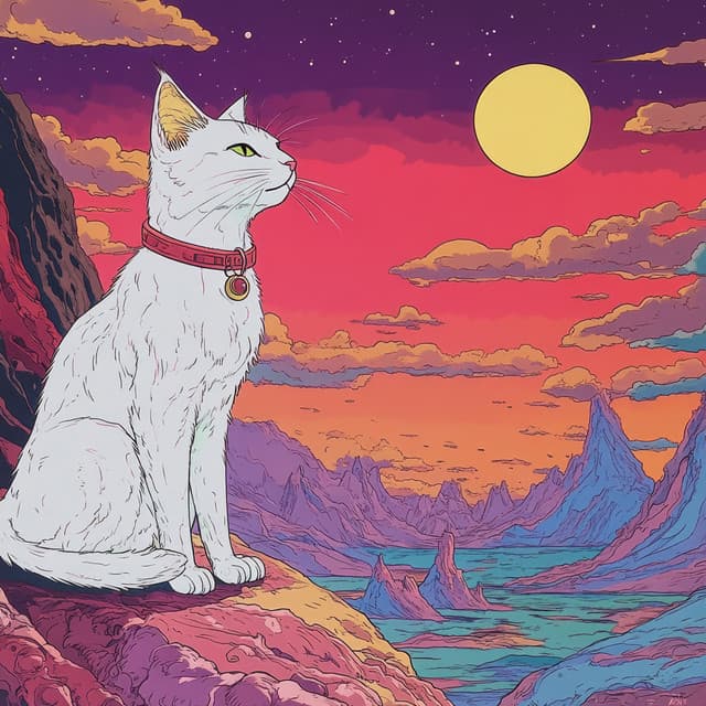 Crowned Kitties' Cove: Regal Resting Place for Majestic Felines - Music For Cats