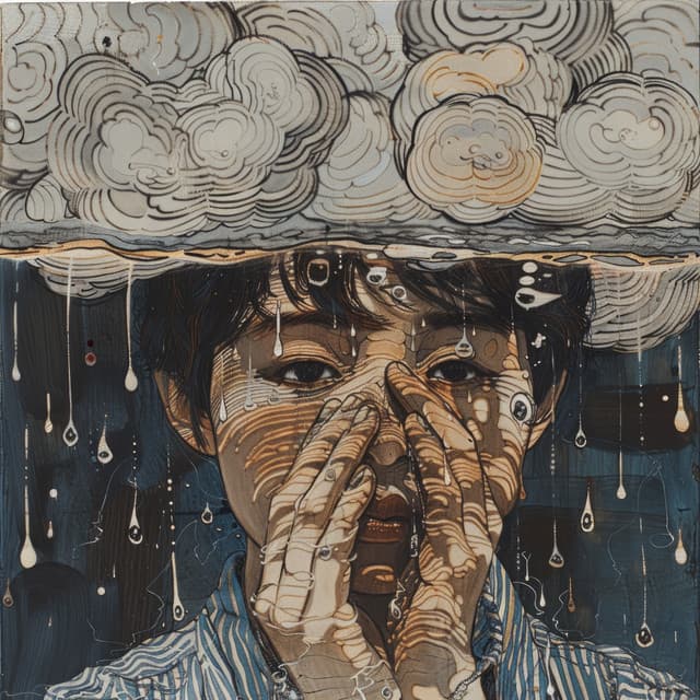 Illusionärer Regenfall - Ruhige Entspannende Atmosphäre