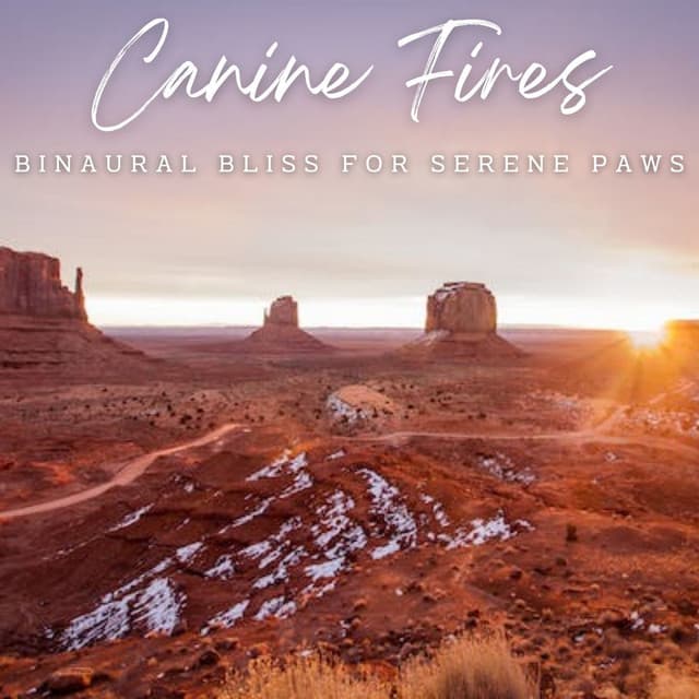 Ambient Canine Fires: Binaural Bliss for Serene Paws - Binaural Beat Brainwave Subliminal Systems