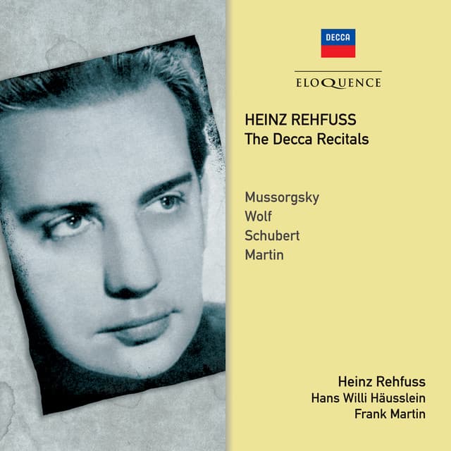 Heinz Rehfuss - The Decca Recitals - Heinz Rehfuss