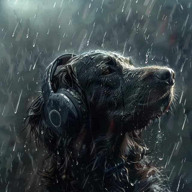 Soothing Binaural Rain for Anxious Dogs - Demeter's Pillow
