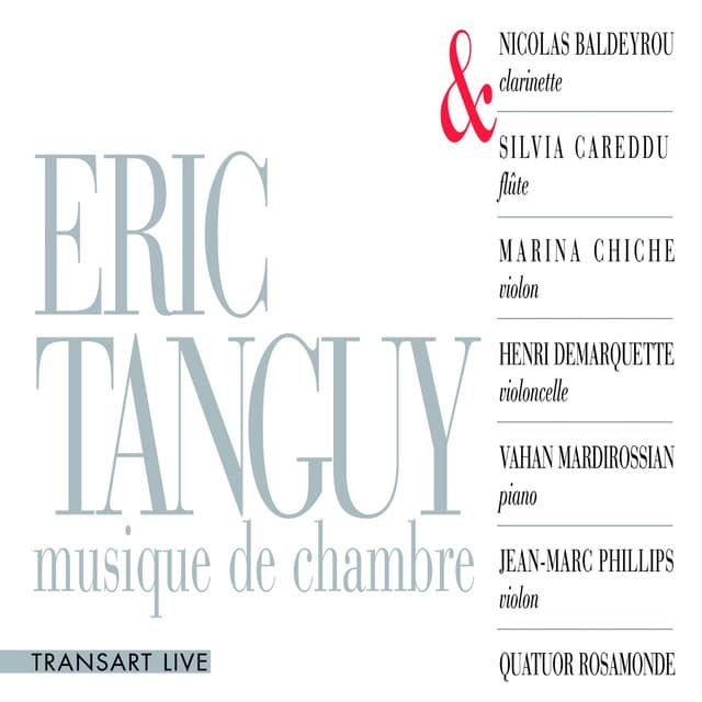 Eric Tanguy, musique de chambre - Éric Tanguy