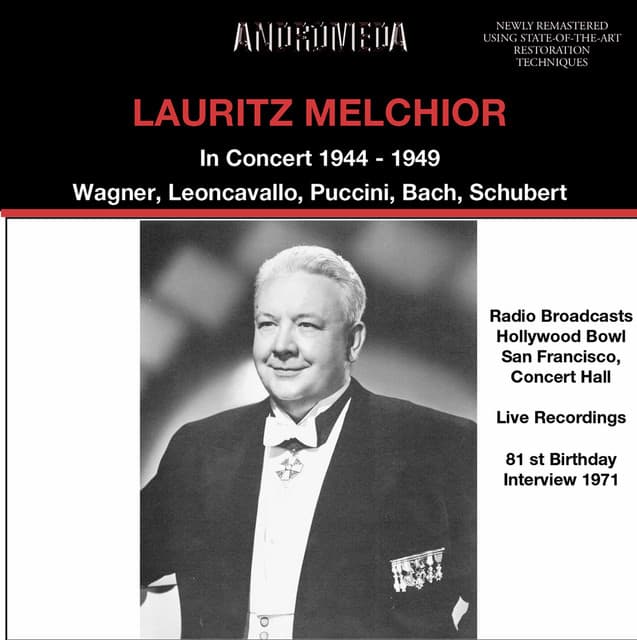 Lauritz Melchior in Concert 1944 - 1949 - Lauritz Melchior