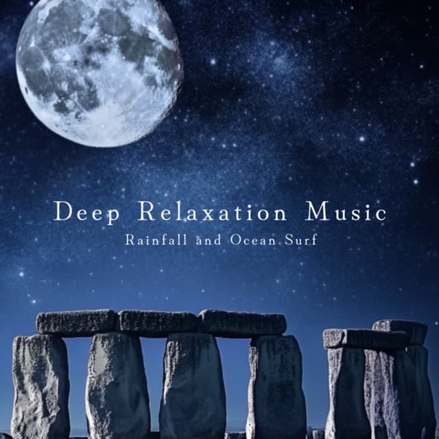 Deep Relaxation Music Rainfall and Ocean Surf - Ocean Waves for Deep Sleep