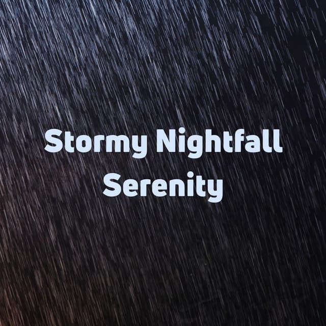 Stormy Nightfall Serenity - Lightning Thunder and Rain Storm