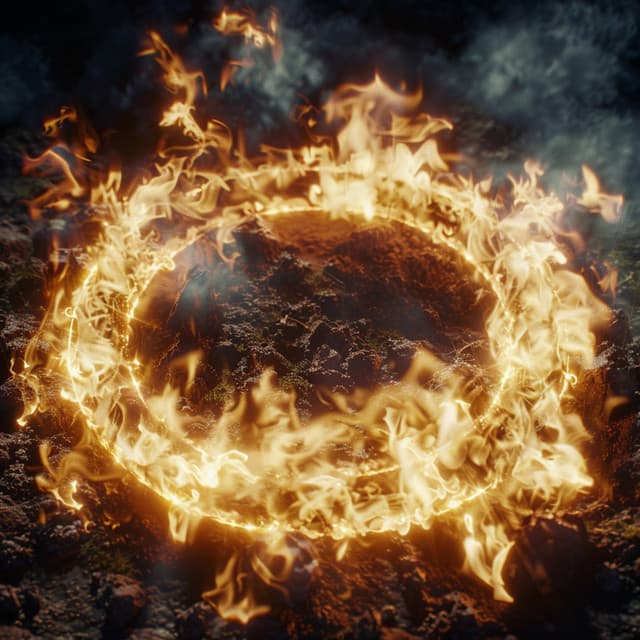 Binaural Fire Music: Cozy Sounds for Sleep - Arctic Pads