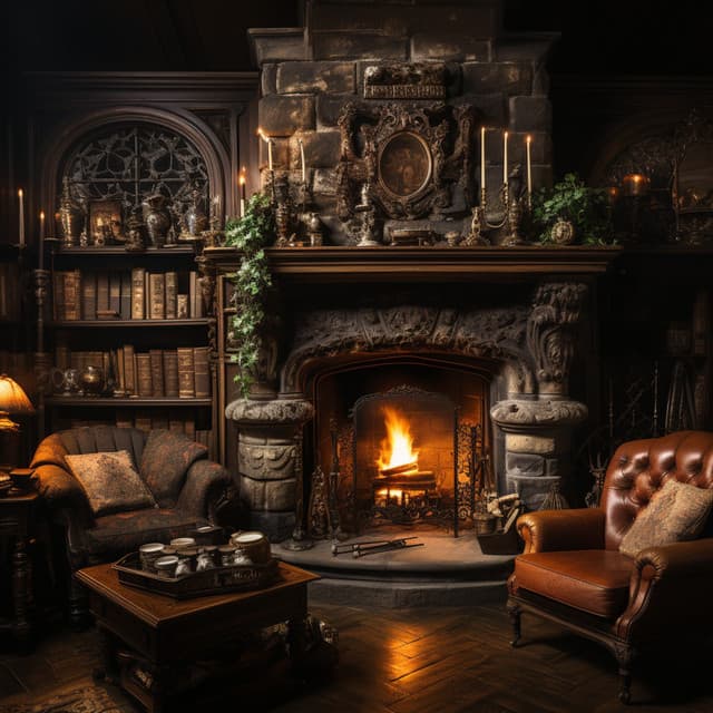 Relajación Junto Al Fuego Y Música: Melodías De Calma - Bosque Negro